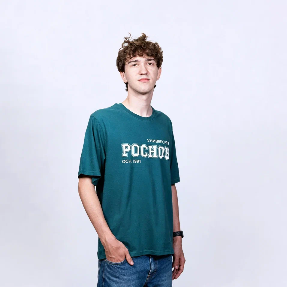 Футболка, цвет зелёный